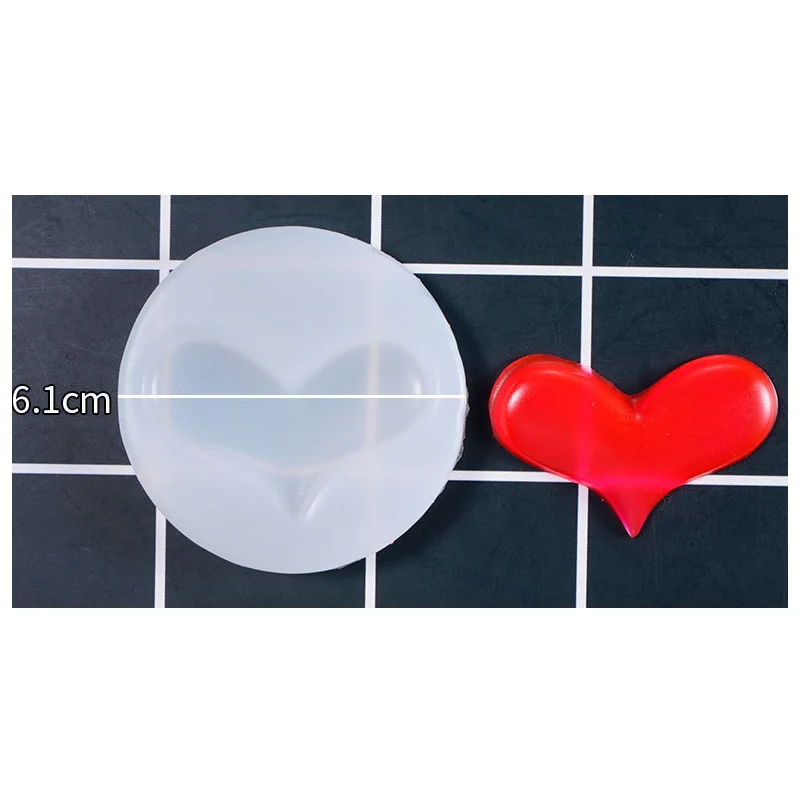 1 шт. сердце любовь звезда УФ Expoxy смола декоративные ювелирные изделия