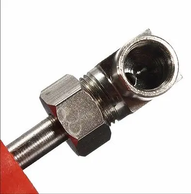 Nickel-Plated Brass Needle Valve 1/8&quot BSP Female x Threaded Max Pressure 0.8 Mpa | Обустройство дома