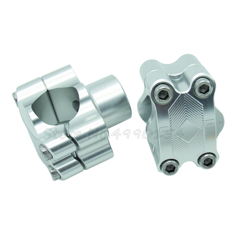 CNC сплав 7/8 &quotдо 11/8&quot 28 мм жир бар руль стояк зажимы конус ATV Мотоцикл Байк 12