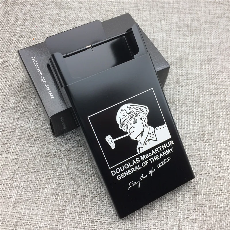 LF049 персонализированный Чехол для красивой сигареты из алюминиевого сплава с