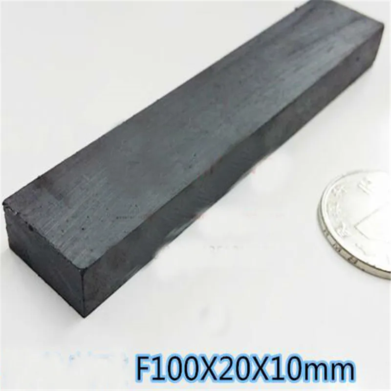 Zion 5 шт. 100x20x5 мм ферритовый магнит Y30 бок ферритового магнита 100*20*5 мм Экстремальная рабочая температура 250 Цельсия