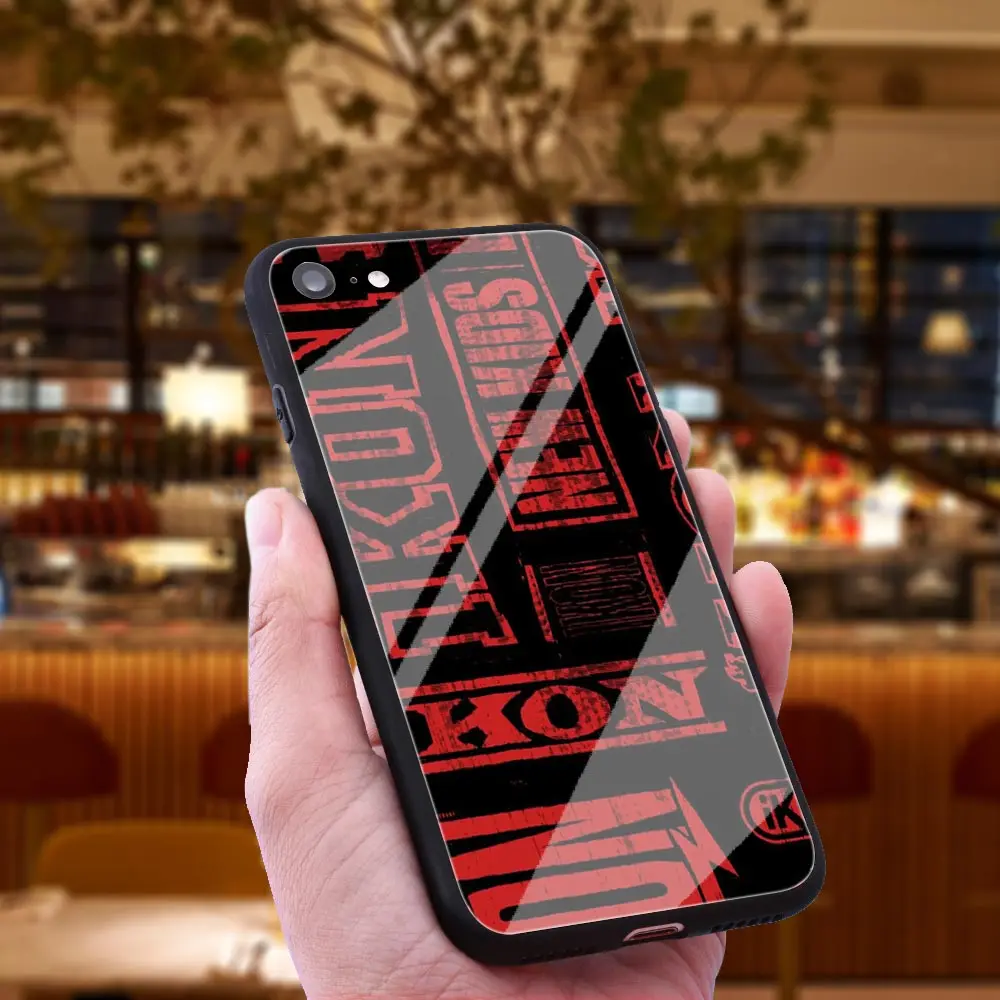 Чехол для телефона WEBBEDEPP Ikon K Pop Bands JUNE из закаленного стекла Apple iPhone Xr Xs Max X или 10 8 7 6