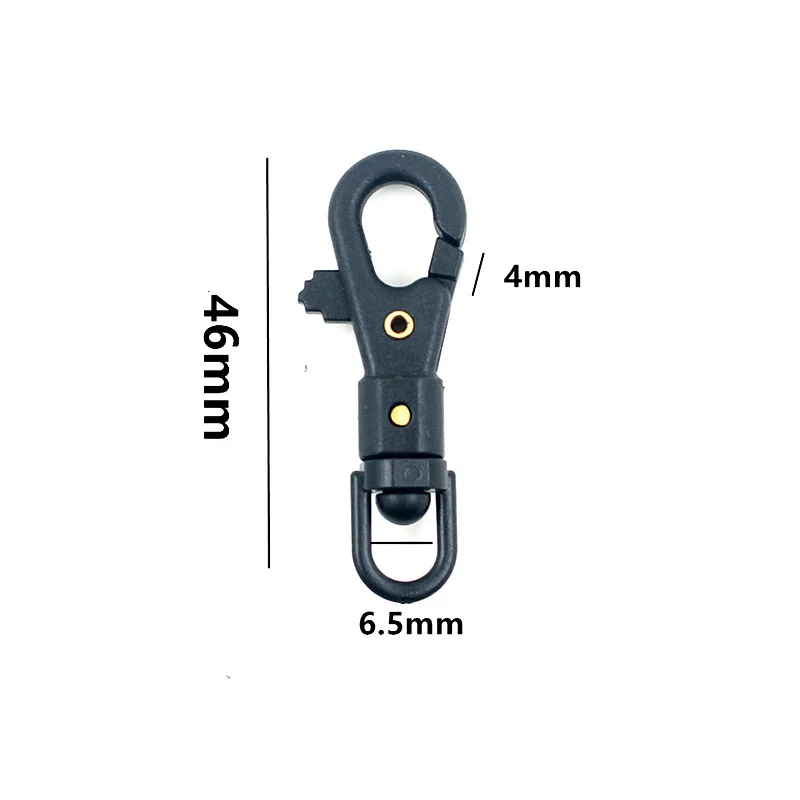 10pcs EDC Multi Function Camping Plactic Carabiner Mini Rotatable Buckle Hooks Hang Quickdraw Key Chain Tools Outdoor Survival | Спорт и