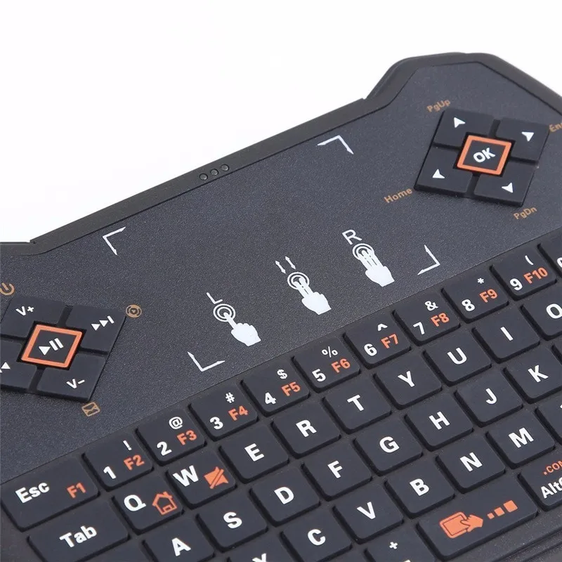 2.4 ГГц V6 с подсветкой Fly Air Мышь i8 + мини Беспроводной клавиатура Подсветка Touchpad