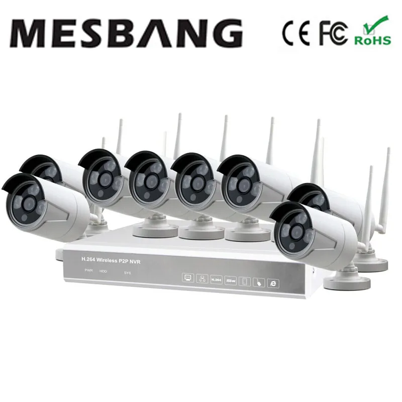 

Mesbang 960P 8ch wireless cctv camera system free shipping