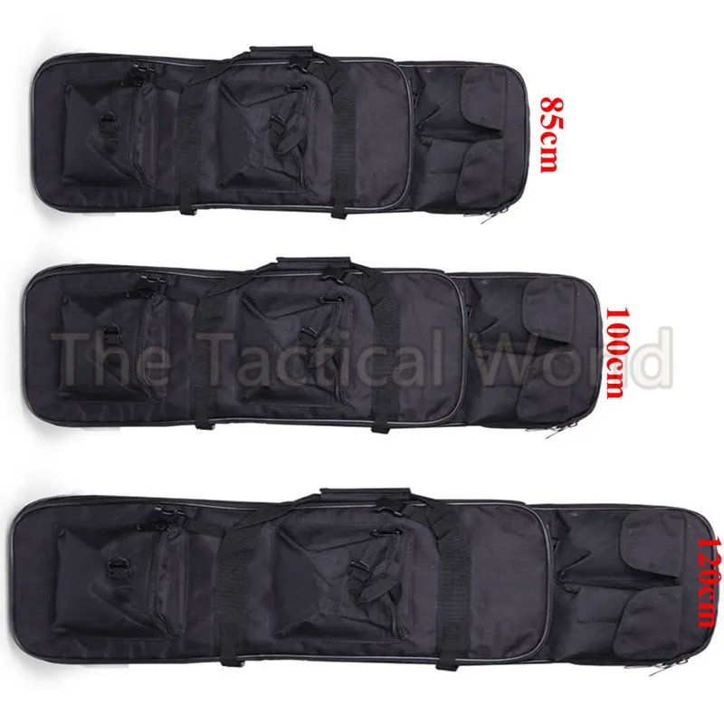 

Tactical Hunting Double 85 100 120 cm Rifle Case Military Gun Bag Soft Padded Carbine Case Fishing Rod Bag Shoot Gun Accessories