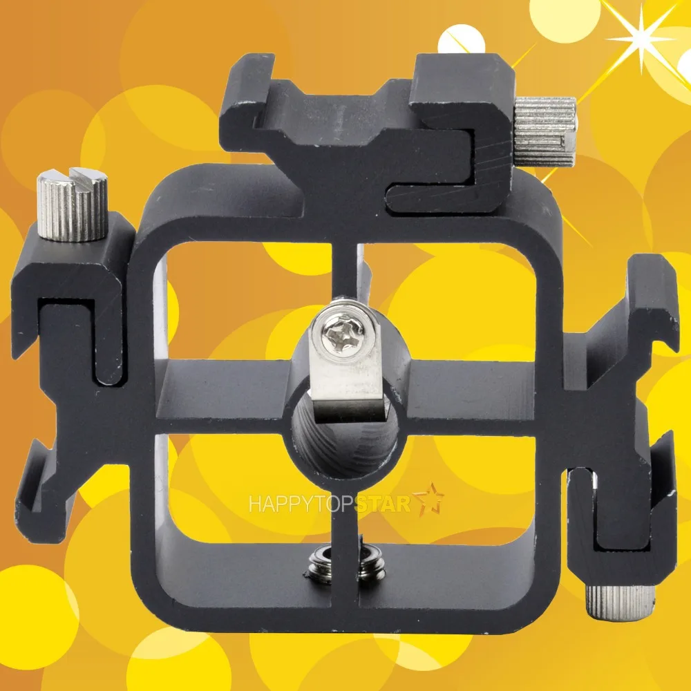 Металлический адаптер для вспышки Canon Nikon Yongnuo с тремя горячими башмаками и