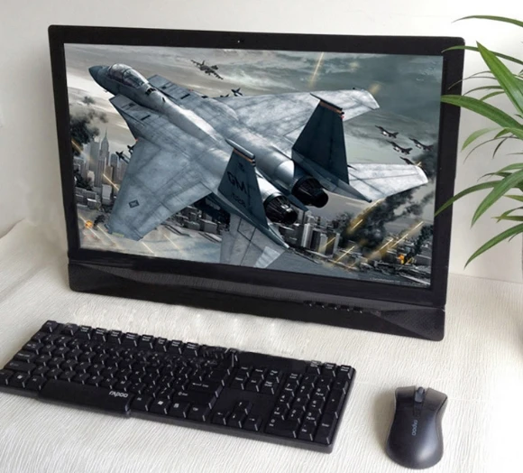 Billig 18,5 21,5 23,5 27 Zoll PC CPU I3i5i7 Quad-core 4G RAM, 500 GB HDD Touch Interaktive Drahtlose Alle In Einem Einem Computer Pc Desktop
