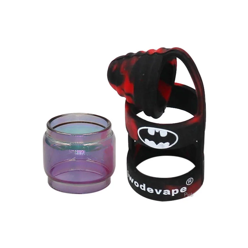 Iwodevape стеклянный бак + защитный силиконовый рукав и яркий цвет для SMOK TFV12 Prince