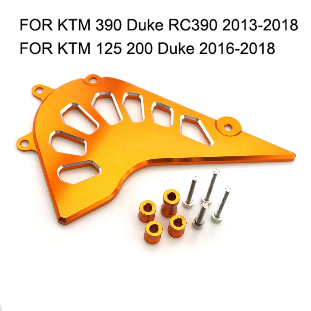 For KTM 390 RC390 Оранжевый мотоциклетный передний колпачок цепи с ЧПУ алюминиевые модифицированные аксессуары для KTM 125 200 390 Duke 2013 - Цвет: For KTM 390 RC390