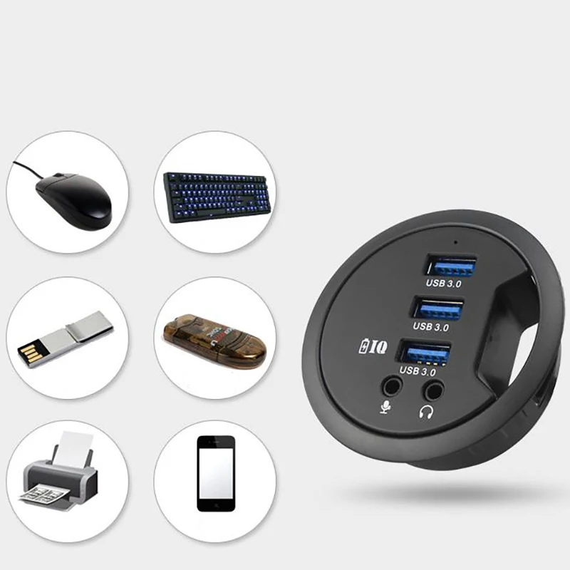 Устройство с зарядным креплением на столе 4 портовый концентратор USB 3 0 адаптер и