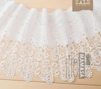 30 cm high quality hollow out milk silk accessories diy water soluble lace skirt longer hang down feeling good