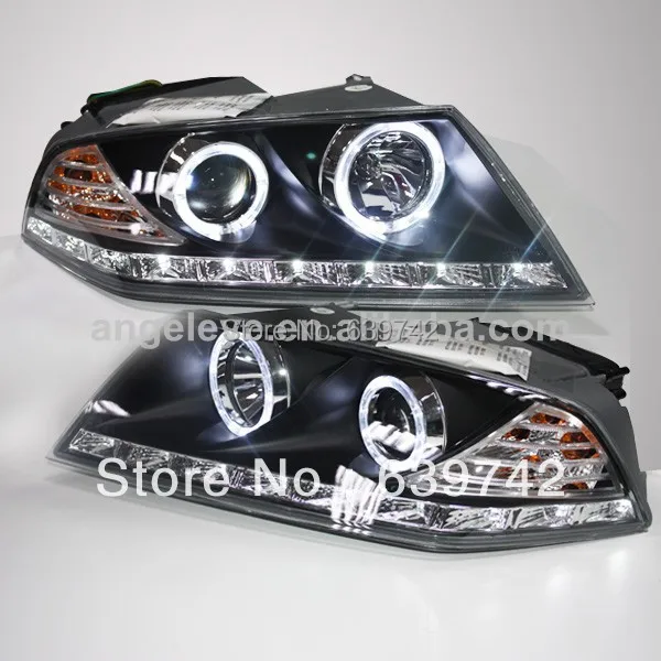 Для Skoda Octavia светодиодный фонарик на голову с линзы проектора Bi Xenon 2007 2009 год|light