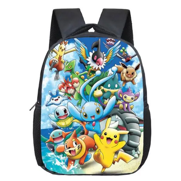 Аниме Покемон Рюкзак Карманный Монстр школьная сумка Ash Ketchum/Пикачу школьные