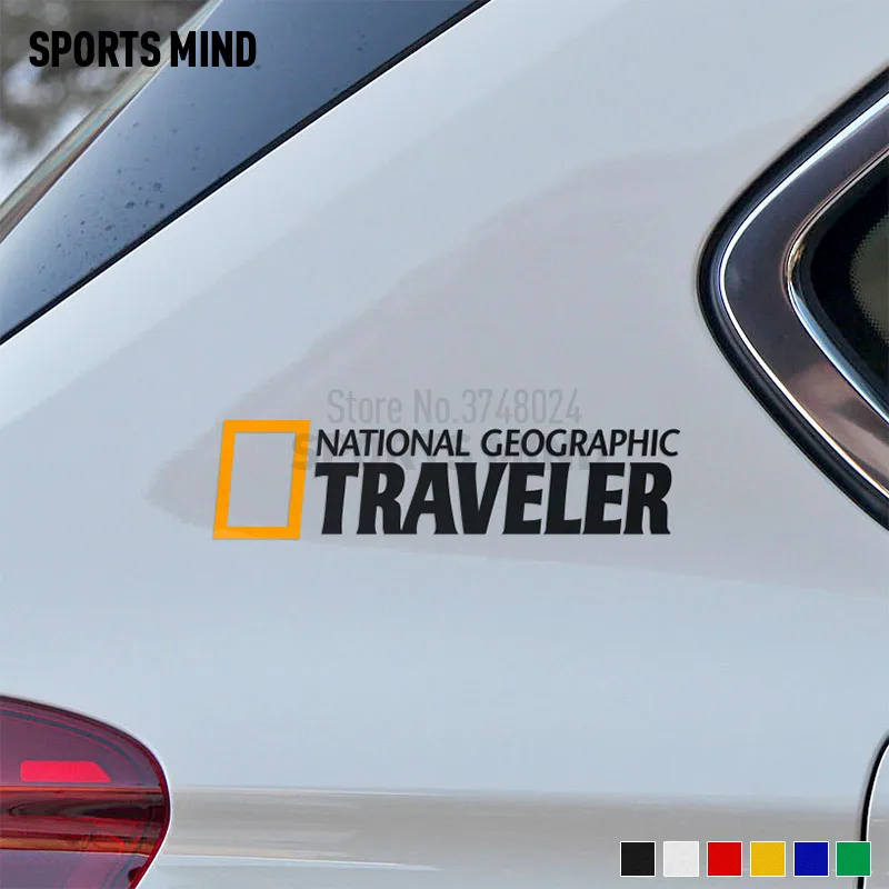 Наклейки на автомобиль NATIONAL GEOGRAPHIC TRAVELER для Honda Toyota Volvo Renault Seat Nissan Skoda Opel