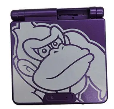 Для ограниченной серии полный корпус Оболочка Чехол Замена для nintendo Gameboy Advance GBA SP чехол - Цвет: Purple K