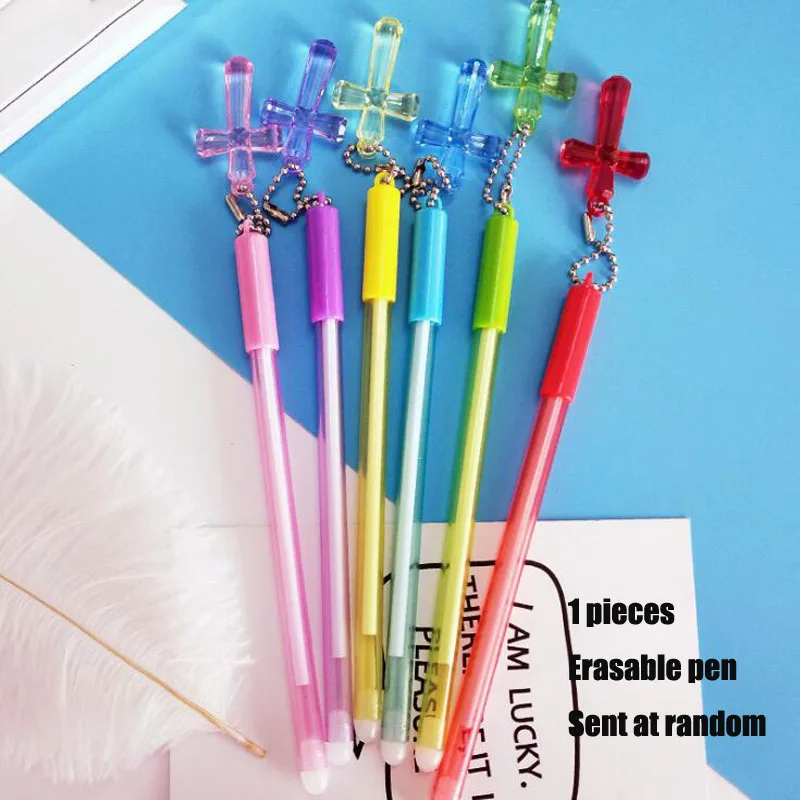 Blue refill pen 1 шт стираемая ручка синяя/черная волшебная ручка офисные принадлежности студенческие запасные школьные принадлежности ручка с исчезающими чернилам стираемые чернила стираемая ручка - Цвет: Blue refill pen