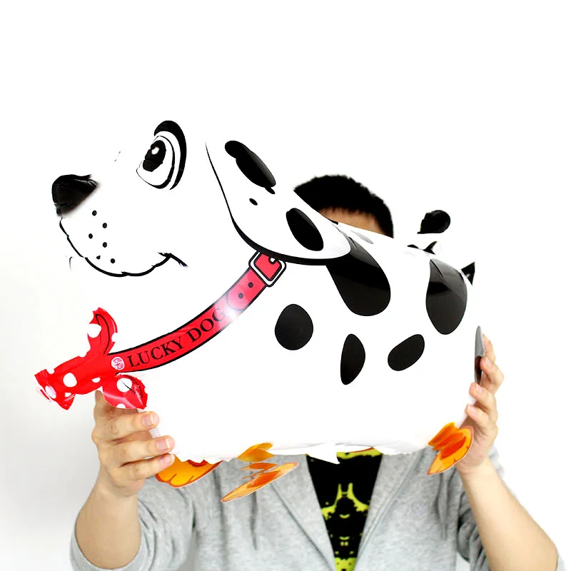 DOG ZL004 Смешанные воздушные шары с гелием в виде животных, милая кошка, собака, панда, динозавр, тигр, воздушные шары для домашних животных, украшения для вечеринки на день рождения для детей и взрослых - Цвет: DOG ZL004
