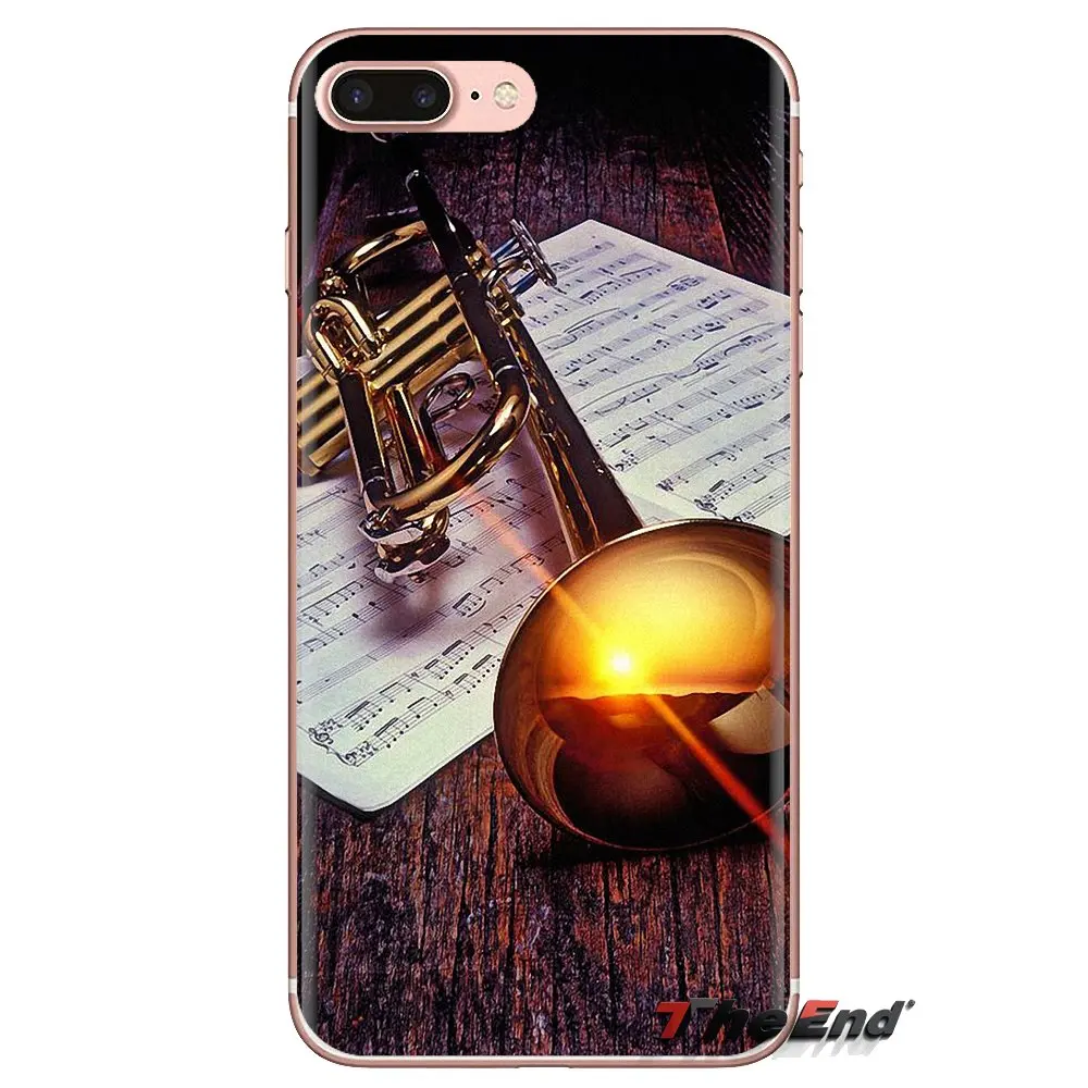 Для Samsung Galaxy S3 S4 S5 Mini S6 S7 Edge S8 S9 S10 Plus Note 3 4 5 8 9 Baker jazz пикколо-труба латунная