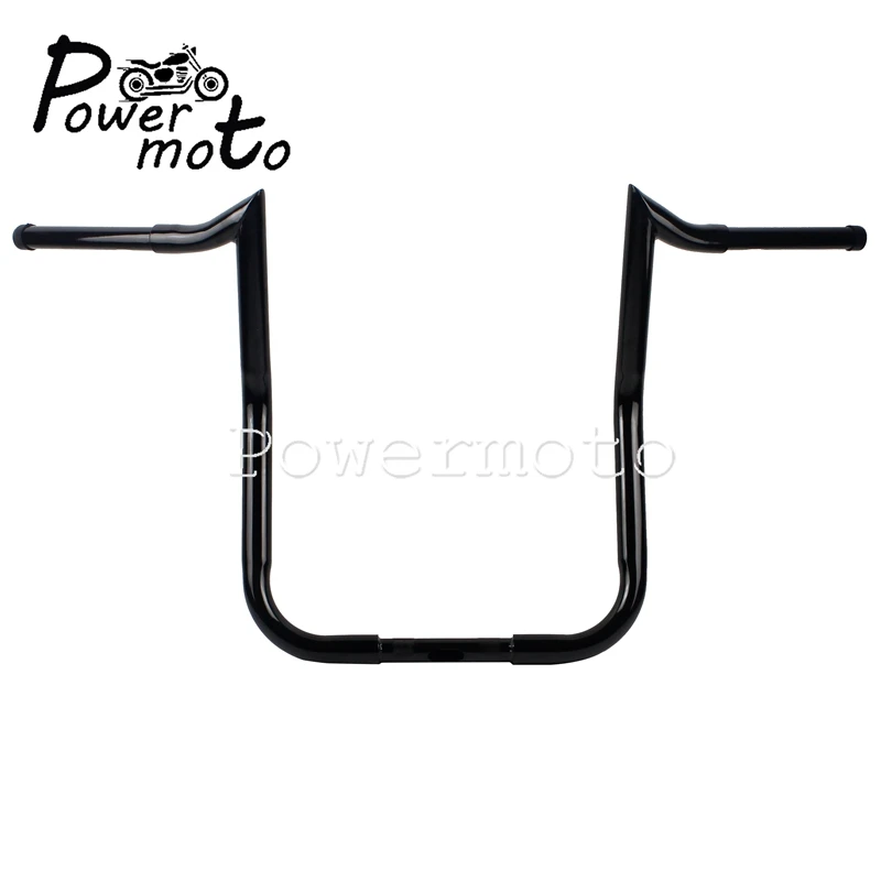 3" в ширину 12" 1" 16" Rise Black Batwing обтекатель бар Ape вешалка тяга руль для Harley Touring комоды Baggers Street Glide