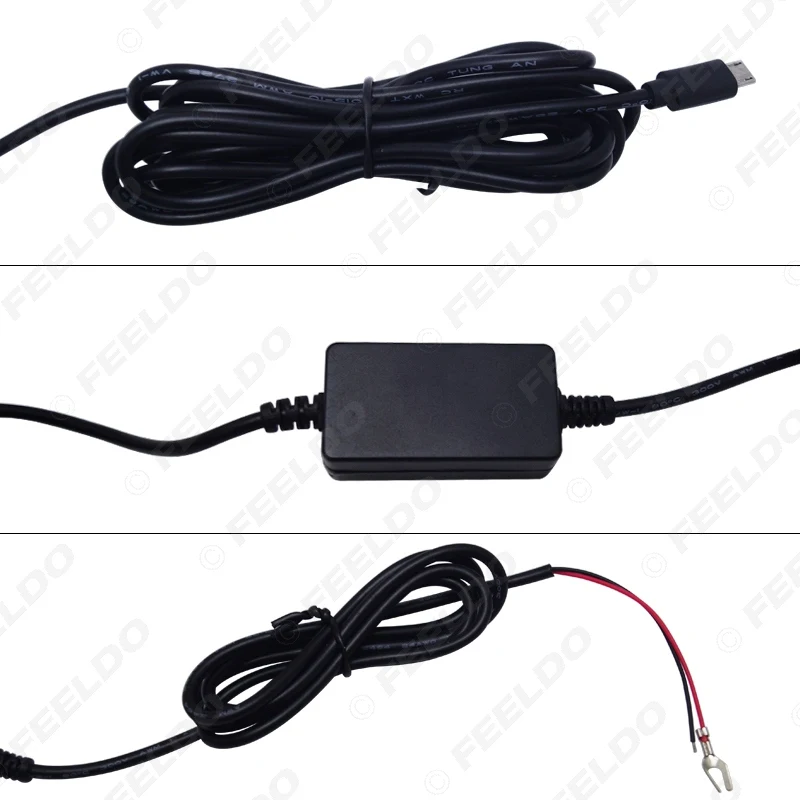 Автомобильный видеорегистратор FEELDO 1 комплект 1500 мА Micro USB 8 в до 40 Katallobar проводов