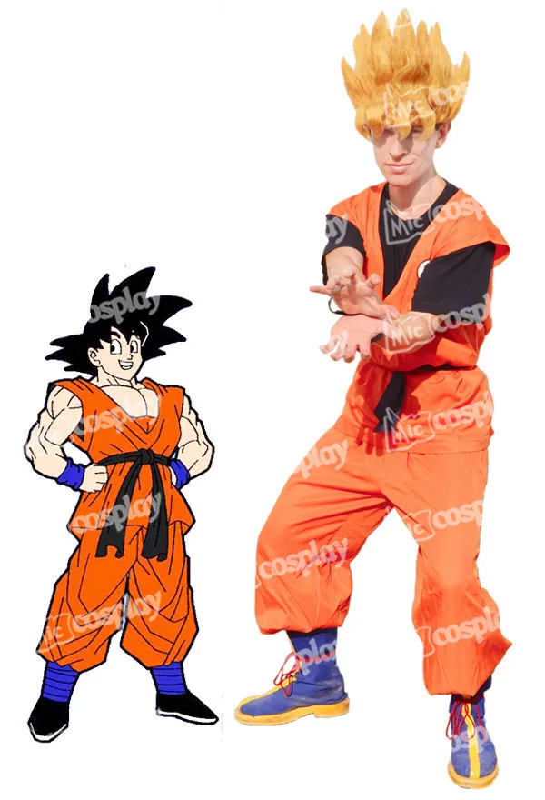 Гоку косплей аниме косплей Хэллоуин одежда костюм Z DBZ Косплей наряд и одежда