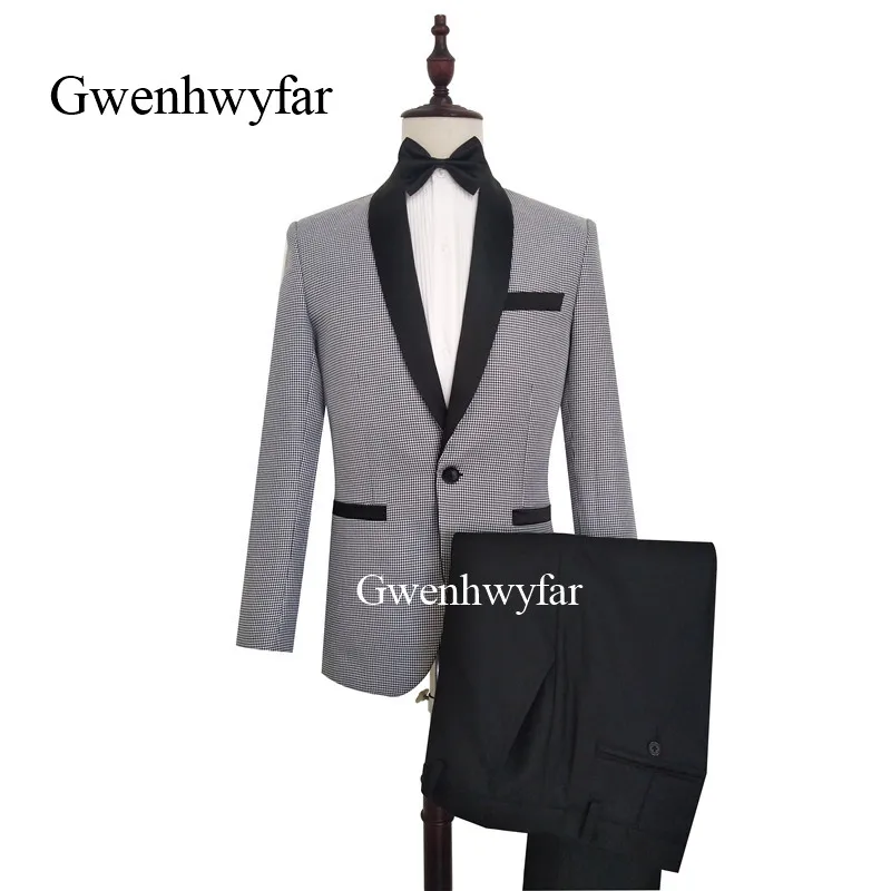 Gwenhwyfar шикарный смокинг 2 шт. жаккардовый костюм Роскошный розовый мужской свадебный костюм мужские костюмы с брюками винтажные мужские костюмы
