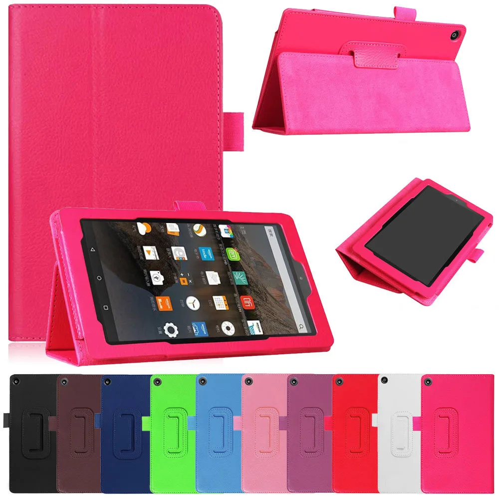 Чехол из искусственной кожи для Amazon KindleFire HD 8 2017 выпуска чехол планшета С