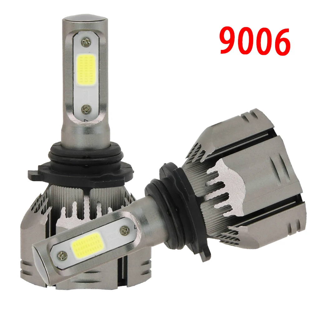 Одна пара H7 LED H4 H11 H1 H3 Автомобильная лампочка 6000k 10000lm лампада H8 HB3 HB4 9005 9006