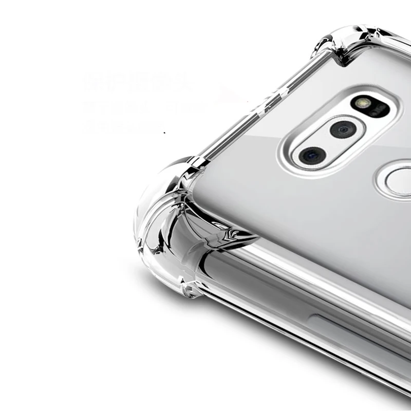Ударопрочный прозрачный силиконовый чехол для LG X Power 2 Stylo 3 G7 ThinQ Q6 V20 V30 K4 K8 K9 K10 K11 K20