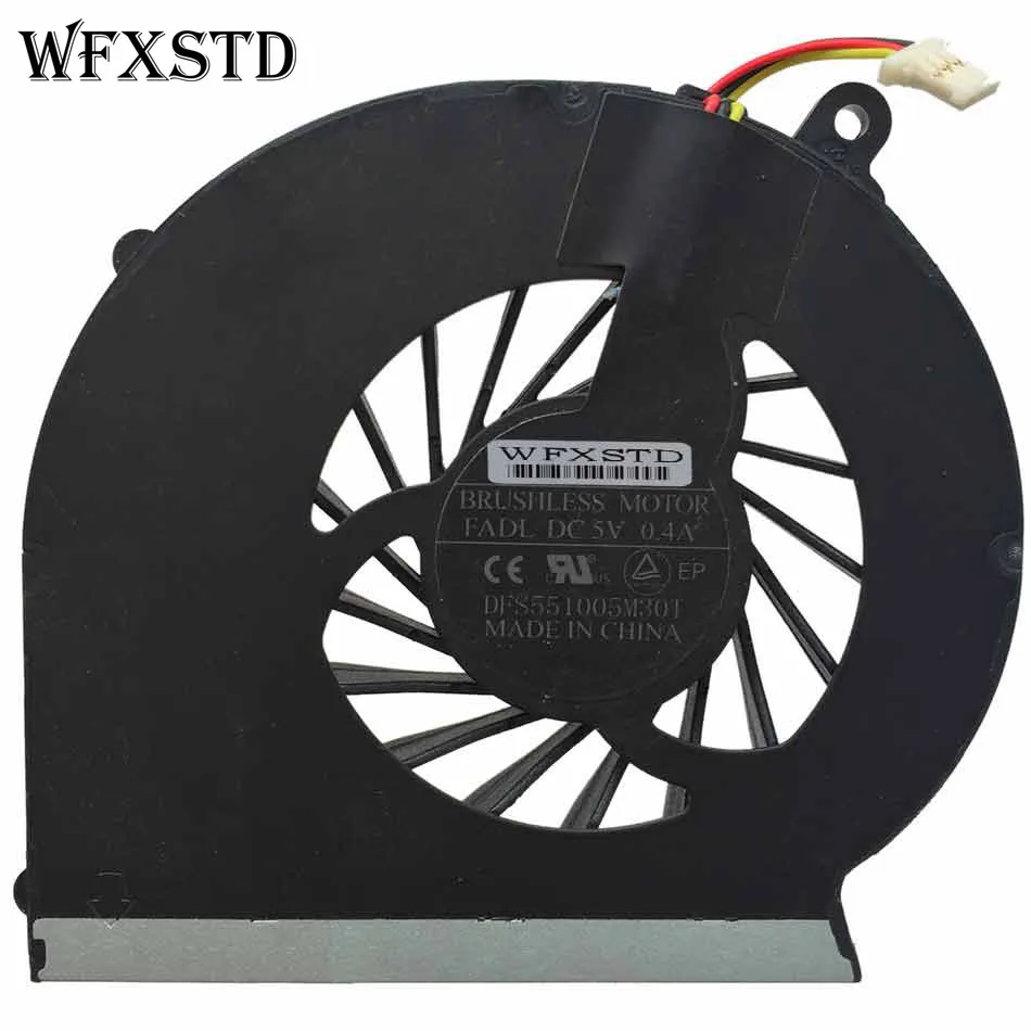 Новый вентилятор процессора для HP CQ43 G43 CQ57 G57 646184 001 647318 646181 647316 001/DC5V 0.4A 3 контакта
