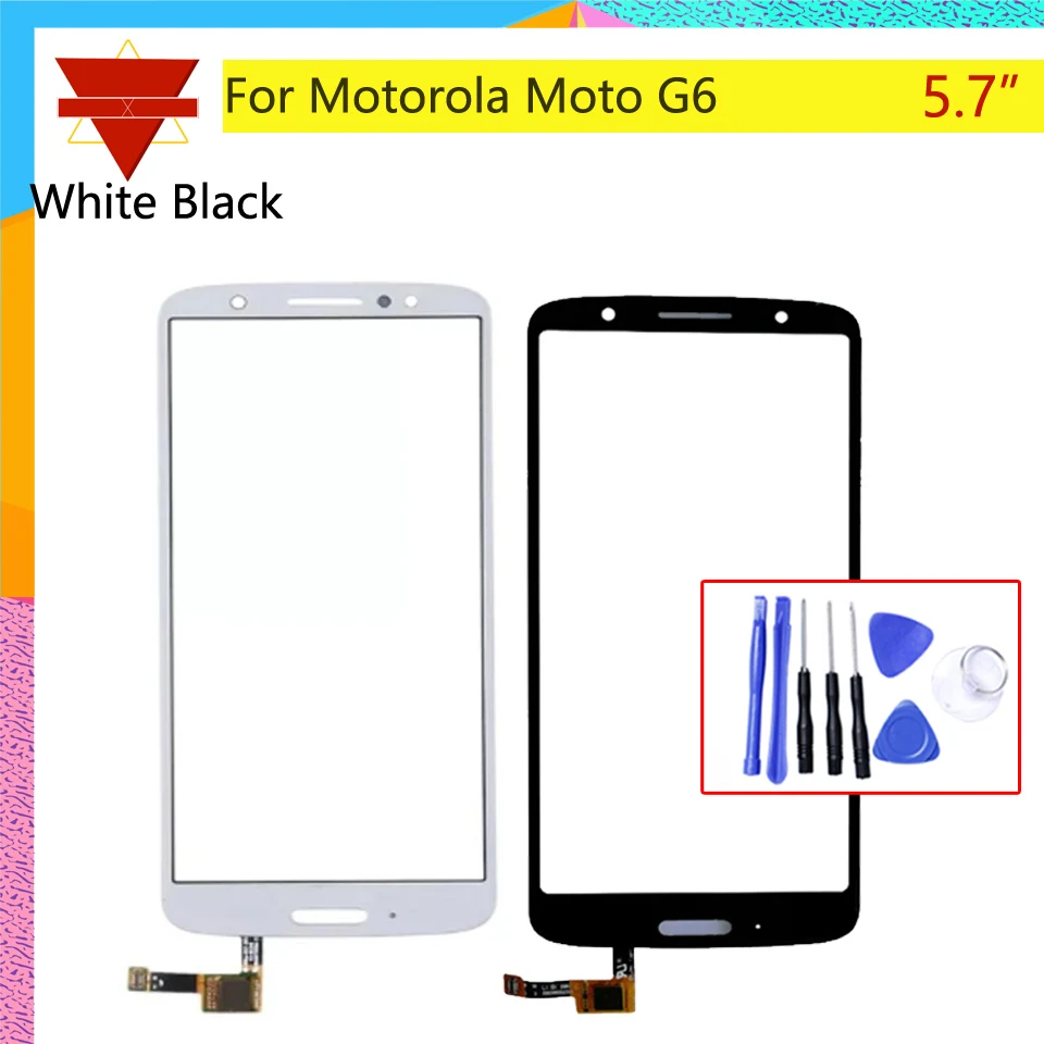 Новый оригинальный 5 7 &quottouchscteen для Motorola Moto G6 XT1925 сенсорный экран дигитайзер