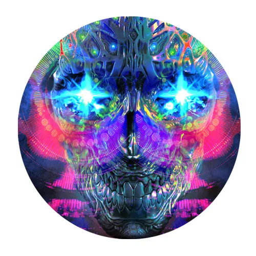 Custom Vogue Art Skull Round Mousepad Mat | Компьютеры и офис