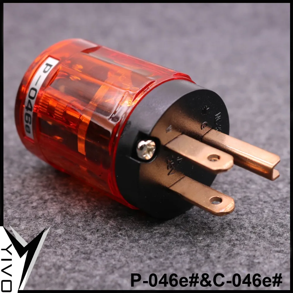 P 046 C Guangzhou YIVO OEM DIY оранжевый цвет красная медь Электрический Штекерный гнездовой