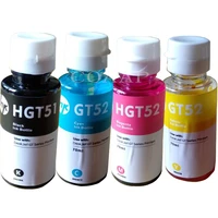 gt51 gt52 refillable dye ink bottle for hp deskjet gt 5810 5820 gt5810 gt5820 51 52 tank 310 410 318 418 inkjet refill