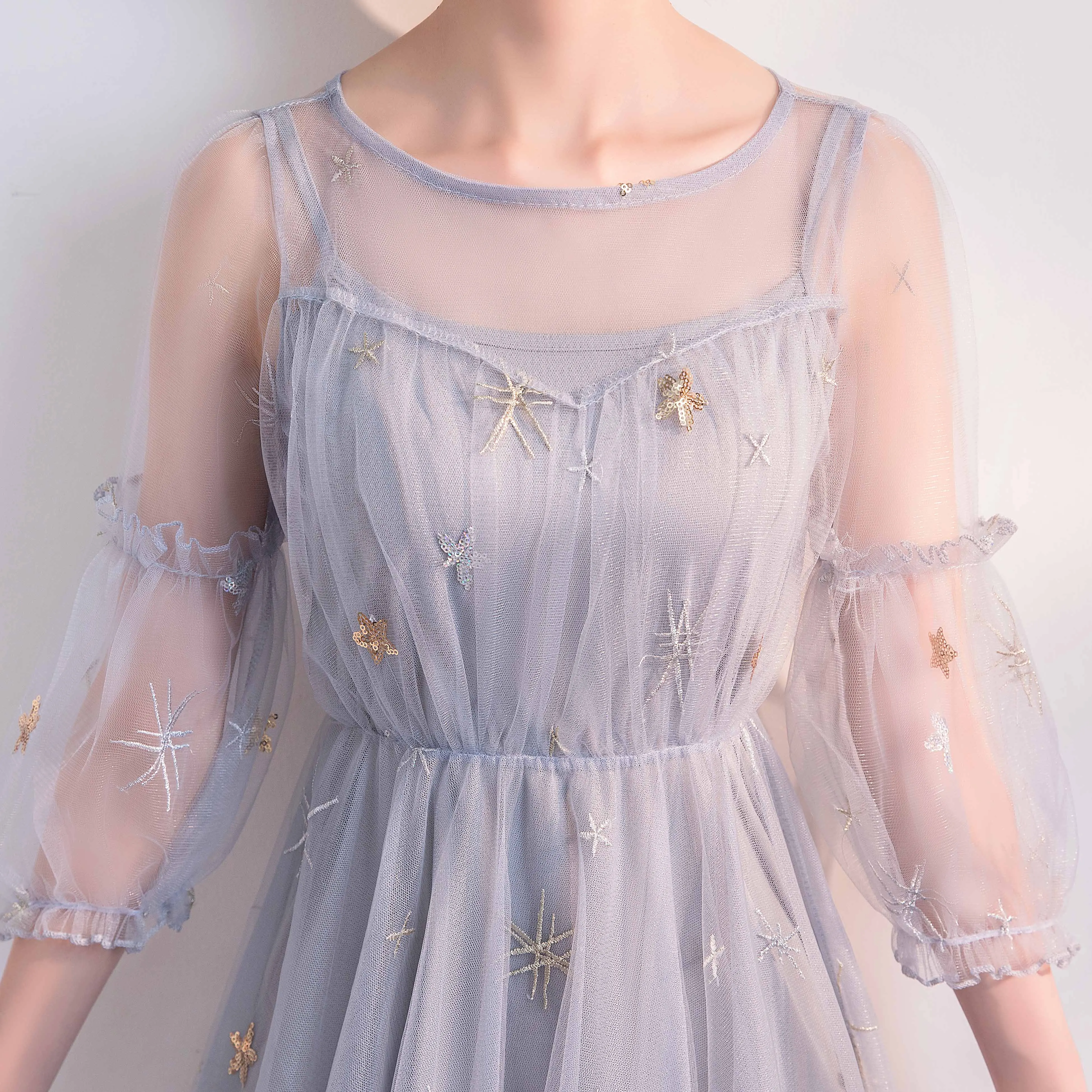 Сексуальное короткое платье подружки невесты с блестками для выпускного вечера