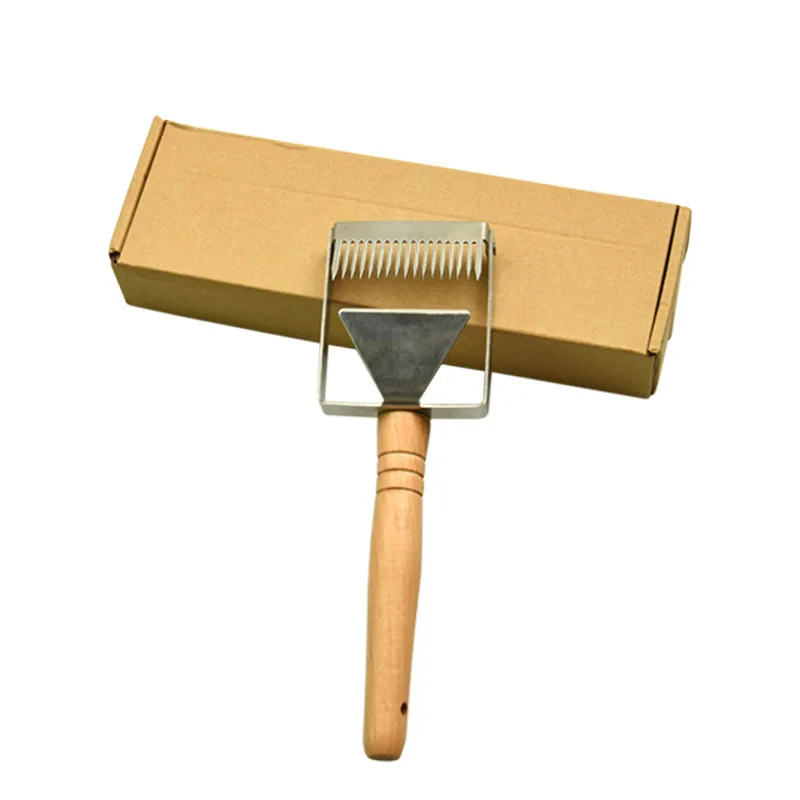 Beekeeping Equipment Uncapping Scraper Barbed cut honey fork balanced 17-pin scraper | Tools