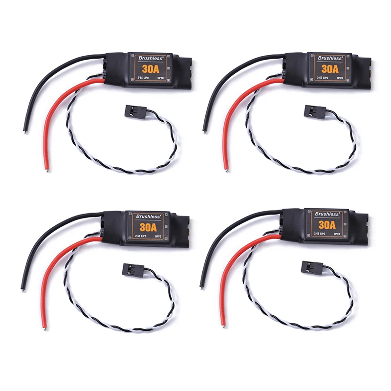 4 шт./лот 2-6S Lipo XXD 30A бесщеточный ESC No BEC Высокая частота обновления для