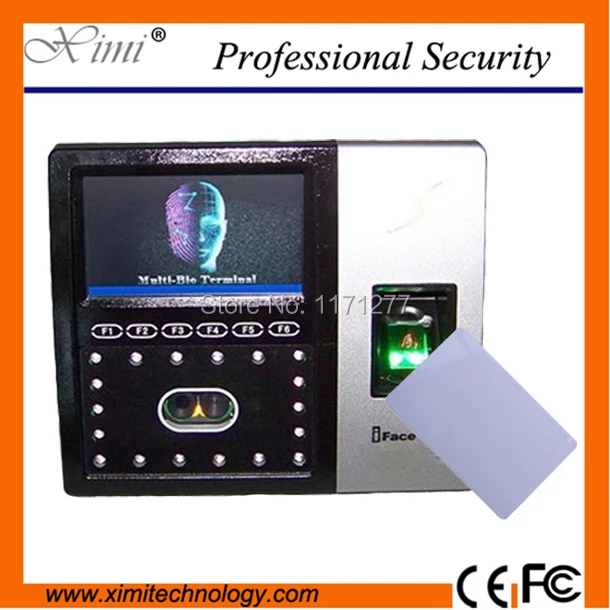 Бесплатная доставка Лицо Сканер контроля доступа MF карт 4.3 дюймовый экран GPRS tcp/ip