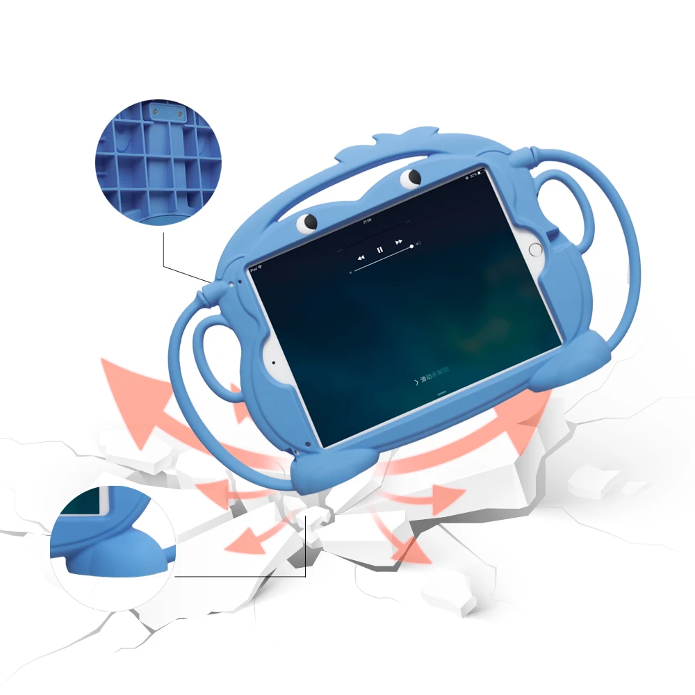 Детский мультяшный чехол с обезьяной для iPad 9 7 2017/2018 Pro Air1/2 противоударный