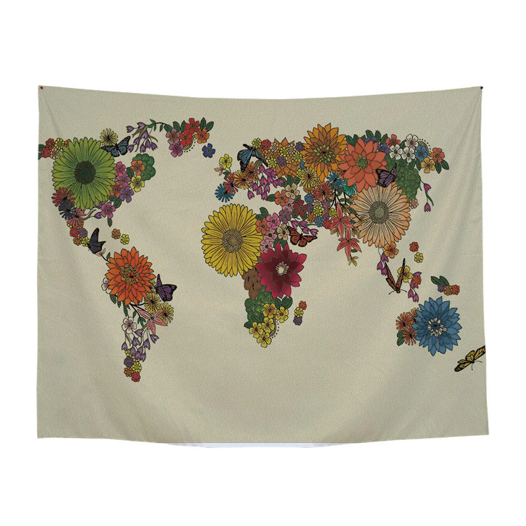 Gajjar винтажный гобелен в скандинавском стиле Настенный полиэстер пляжное