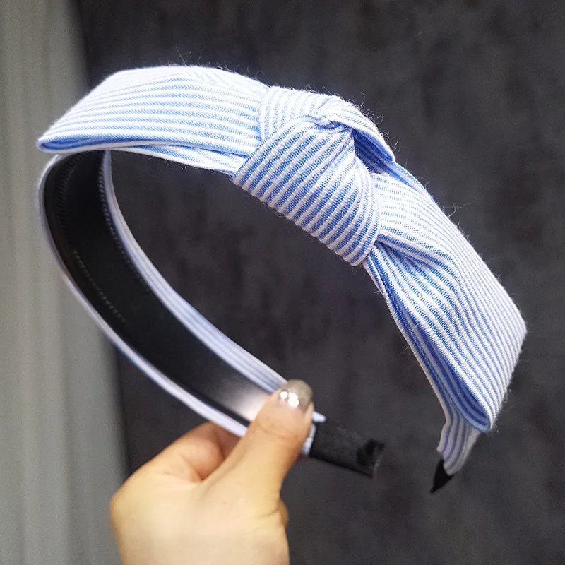 Headband Women Girls Pink Black Hairband Imitation Stripe Hair Accessories Princess Hoop | Украшения и аксессуары