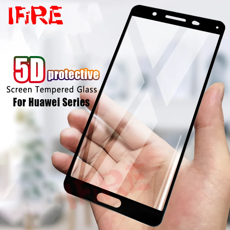 5D полное Защитное стекло для Huawei Mate 10 Pro Lite Защитная пленка экрана закаленное