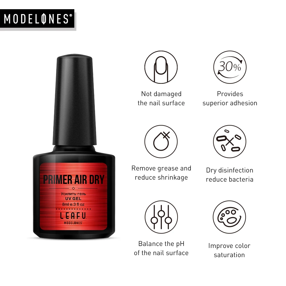 Праймер для ногтей Modelones праймер акриловый без кислоты сушки на воздухе