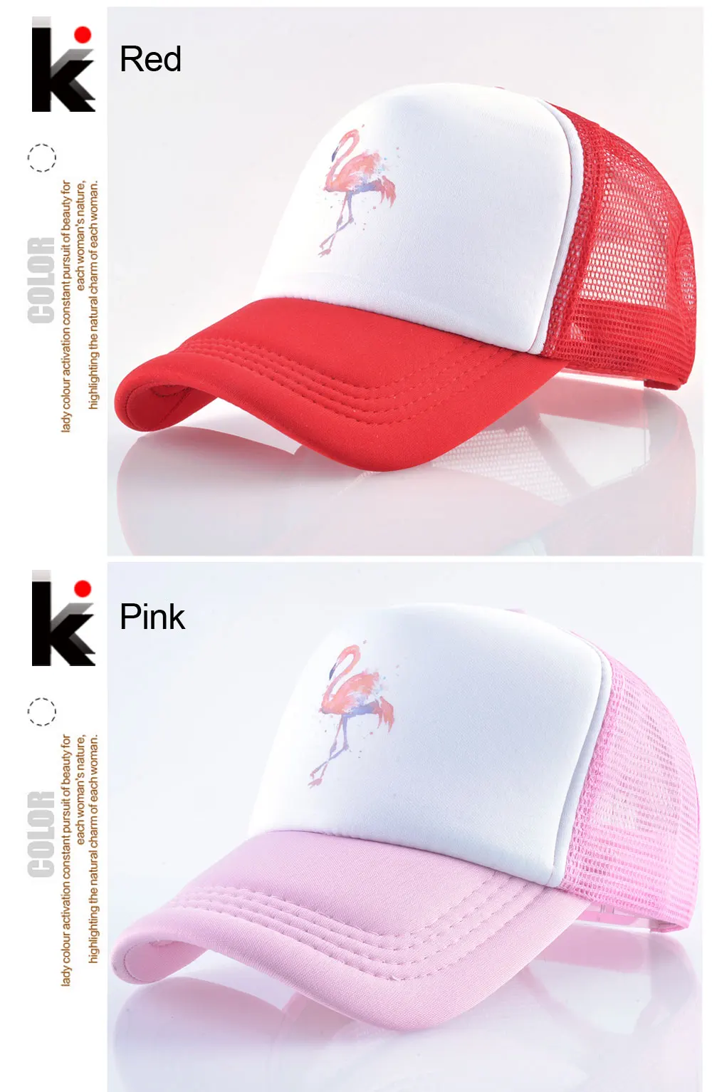 Летняя Бейсболка Женщины Дышащая бейсболки Snapback Хип-Хоп кепка Печати Фламинго кепки Мужчины Открытый Повседневная Пара козырек