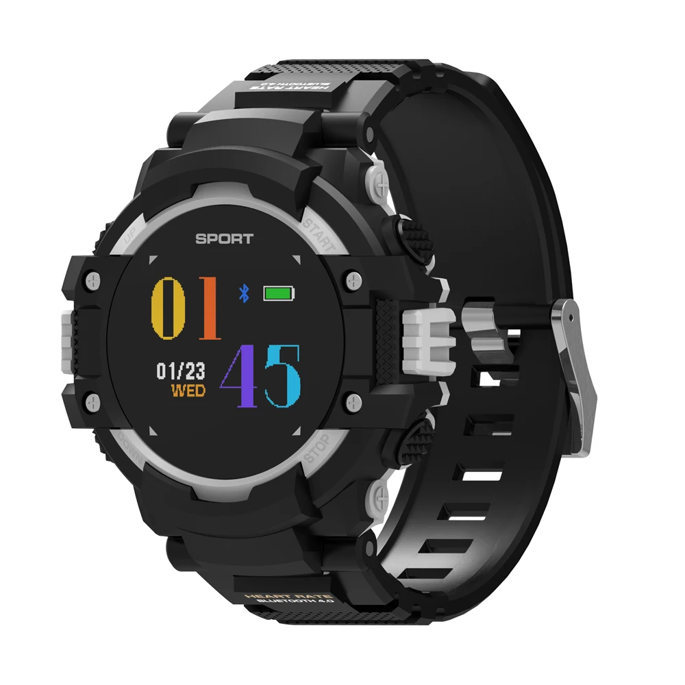 DTNO.1 F7 gps Смарт часы носимые устройства трекер Bluetooth 4,2 альтиметр барометр компас на открытом воздухе smartwatch - Цвет: Gray Goose