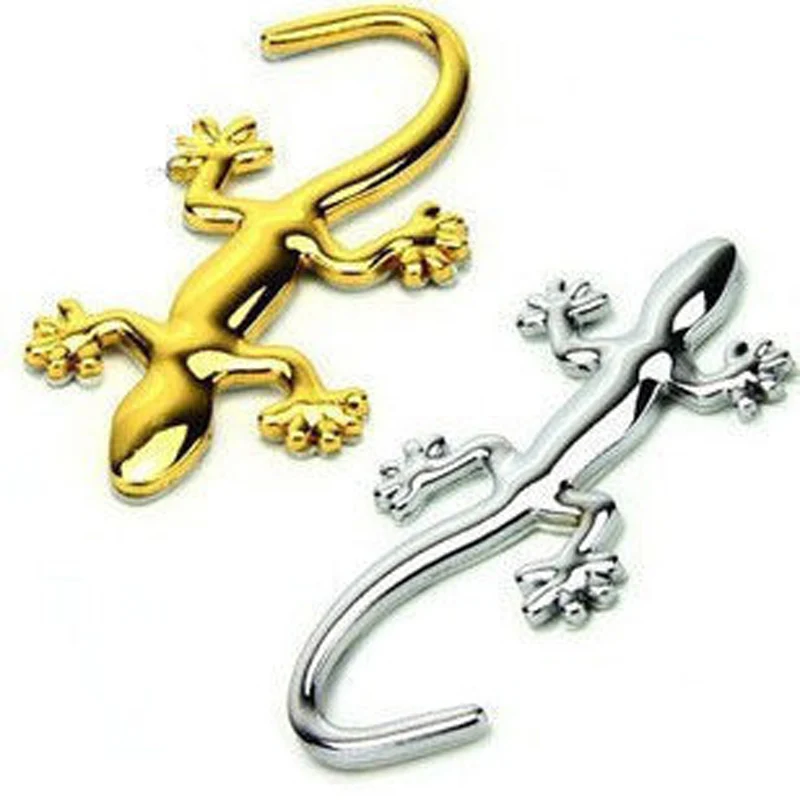 3d металлические забавные наклейки Gecko (30 шт./лот) оптовая продажа|stickers garage|sticker