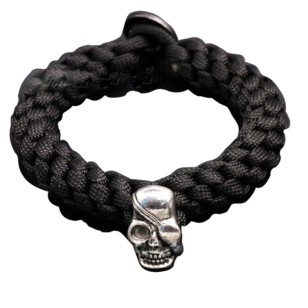 Веревка ручной вязки Paracord браслет Для мужчин аварийного парашютом шнура с