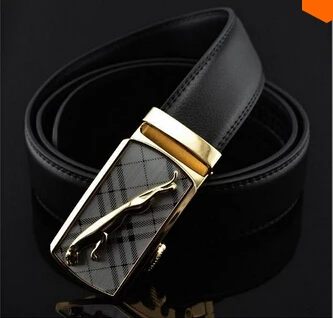 New arrival 2014 men cow genuine leather belt belts for male strap Automatic Buckle 110-130size cinto masculino | Аксессуары для