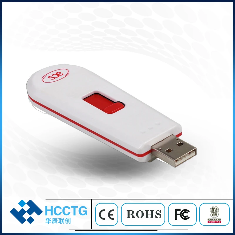 Карманный Бесконтактный 13,56 МГц RFID устройство для чтения nfc-карт портативный скиммер для карт ридер писатель ACR122T CCID стандарт